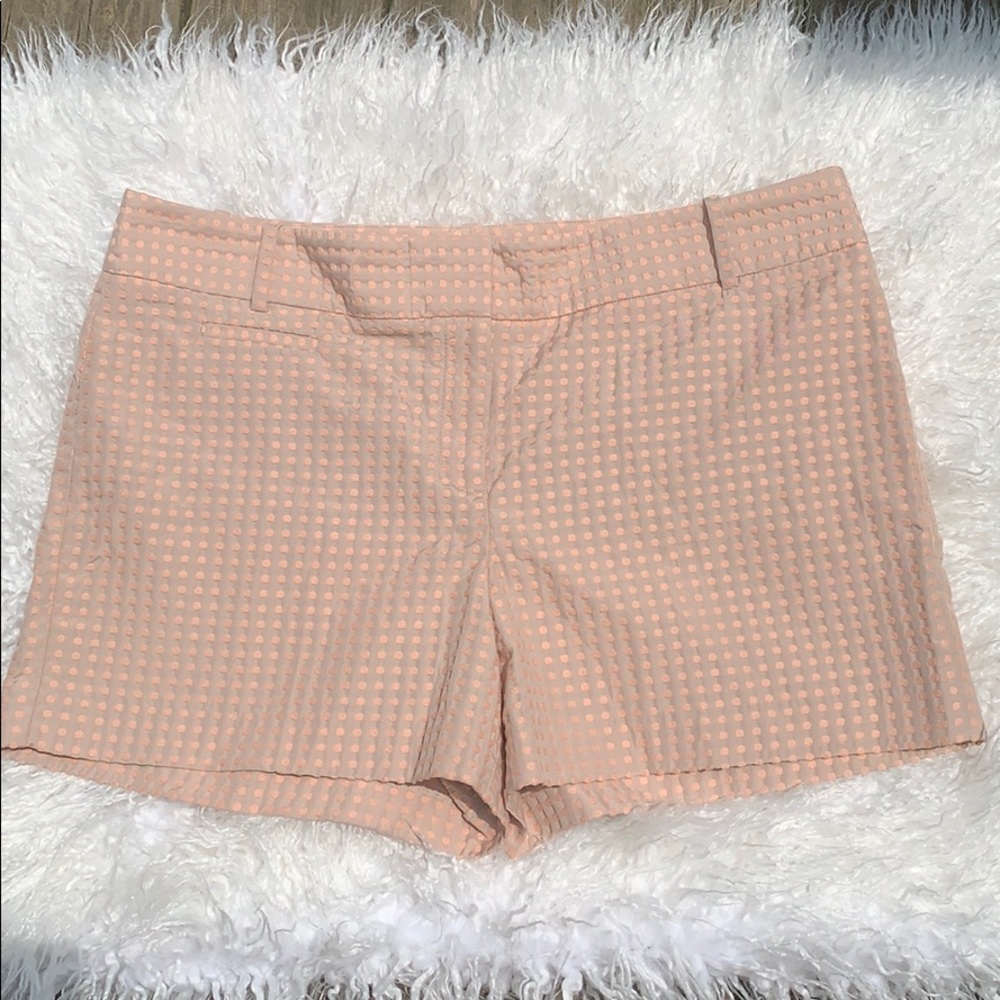 Loft size 14 beige dress shorts